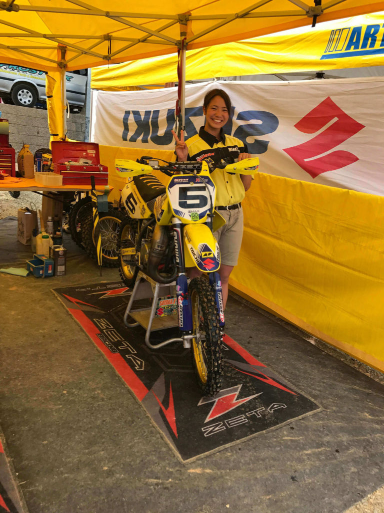 モトクロス界で活躍する女の子を紹介したいと思います Tree ツリー 鍼灸整骨院 向日市店 腰痛 肩こり 交通事故治療